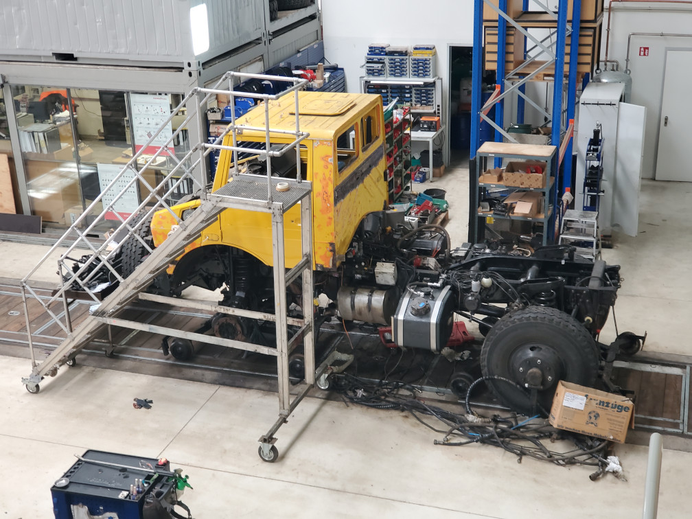 Unimog rebuild at BSB